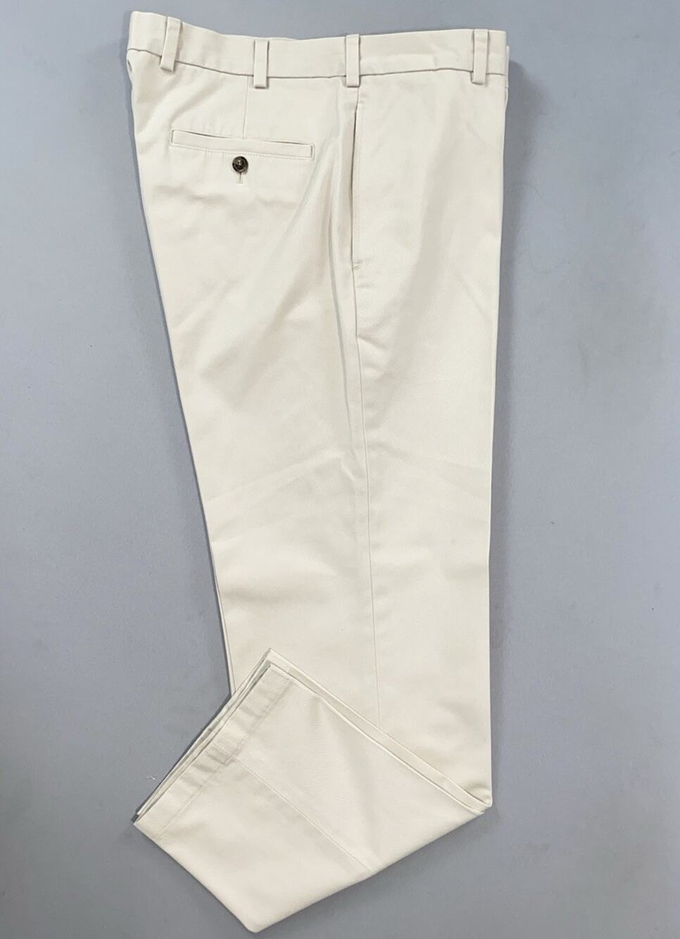 Brooks Brothers 346 Clark Advantage Flat Front Chino Dress Pants. Men's 35X30.5